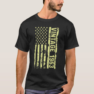 Legend Vintage Us Flag Since 1963 For Men Women 19 T-Shirt