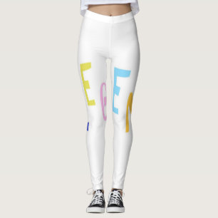 legend word art leggings
