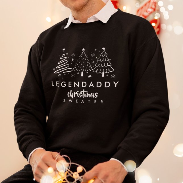 Legendaddy christmas sweater for Dad minimalist  (Legendaddy christmas sweater. Christmas gift for dad.)