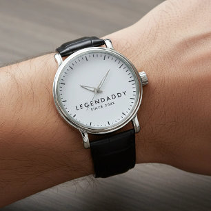 Legendaddy for Legendary Dads elegant minimalist Watch