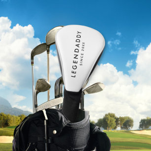 Legendaddy for Legendary Dads simple minimalist  Golf Head Cover