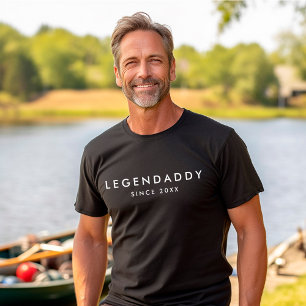 Legendaddy since for Legendary Dads minimalist  T-Shirt