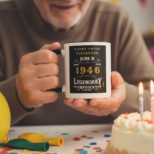Legendary 80th Birthday Personalised 1946 Gift Mug