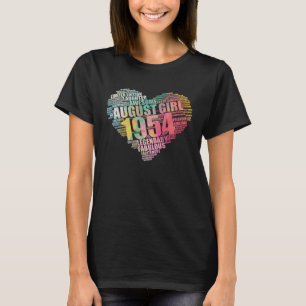 Legendary August Girl 1954 Awesome & Fabulous Big T-Shirt