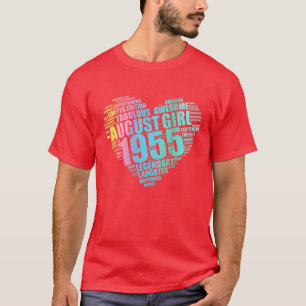 Legendary August Girl 1955 Awesome T-Shirt
