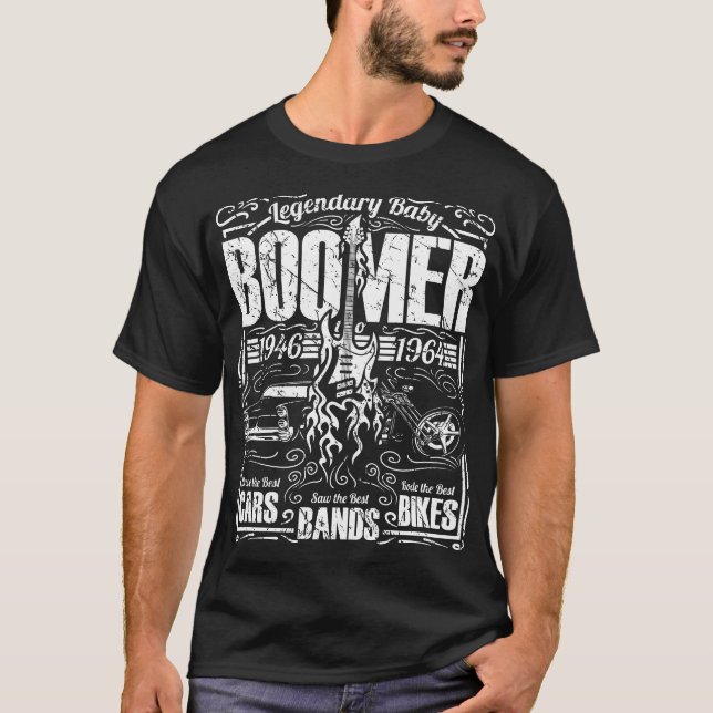 Legendary Baby Boomer Generation 1946-1964  T-Shirt (Front)