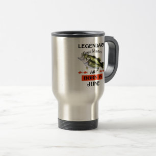 Legendary Bass Masters Are Born in June Travel Mug