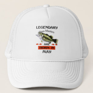 Legendary Bass Masters Are Born in May Trucker Hat