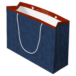 Legendary Blue Jeans - Large Large Gift Bag