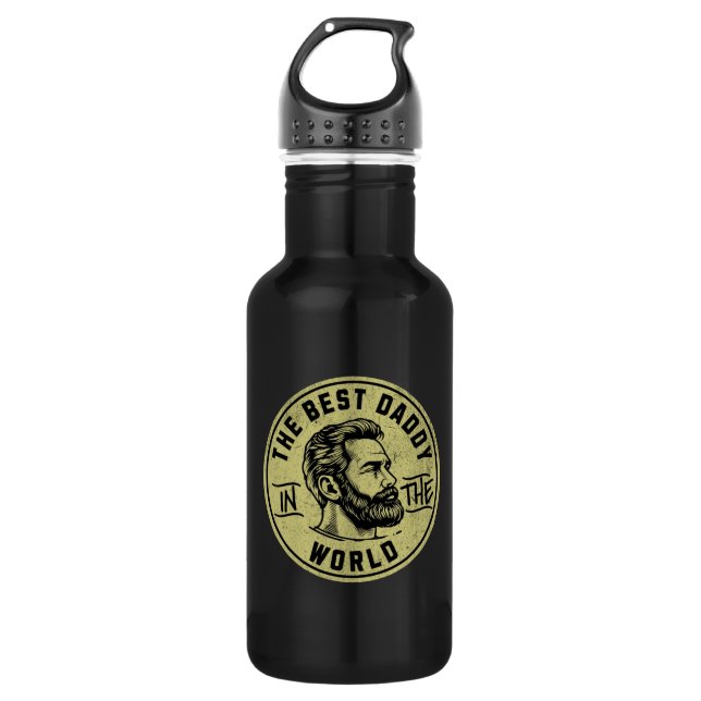 Legendary Cool Dads – Bold Typography Design 532 Ml Water Bottle (Front)
