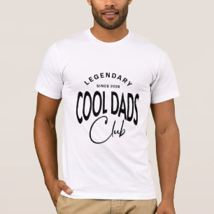 Legendary Cool Dads Club T‑Shirt – Modern Typograp T-Shirt