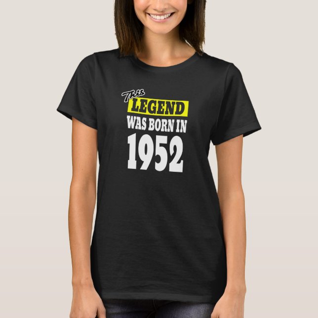 Legendary Dad Legendary Mum This Legend Was Born I T-Shirt (Front)