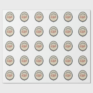 Legendary Dad Vintage Engraving Shirt Design_1 Wrapping Paper