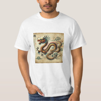 Legendary Dragon in Economical Classic Style T-Shirt
