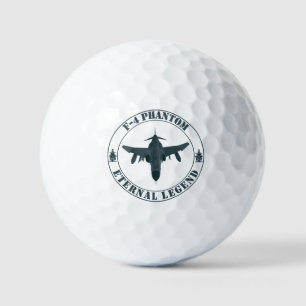 Legendary F-4 Phantom Fighter Aircraft Golf Balls