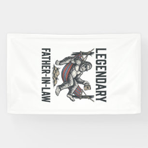 Legendary Father In Law Sasquatch Vintage Shirt De Banner