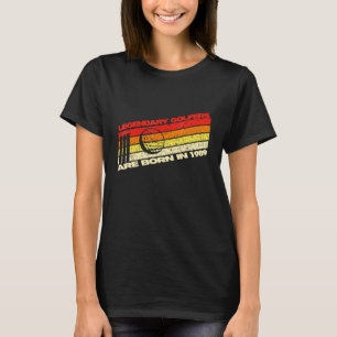 Legendary Golfers Born Are In 1989 33th Vintage Re T-Shirt