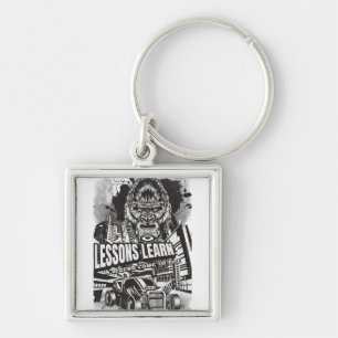 Legendary Gorilla Lessons Learn Keychain