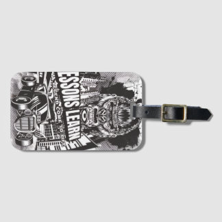 LEGENDARY GORILLA LESSONS LEARN LUGGAGE TAG
