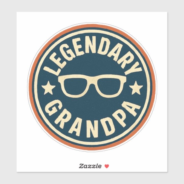 legendary grandpa retro badge (Sheet)