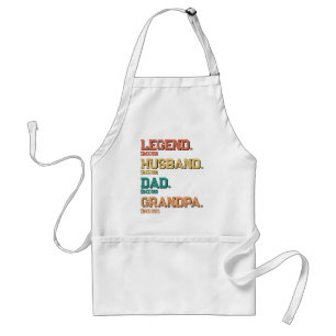 Legendary Grandpa Vintage Father's Day Standard Apron