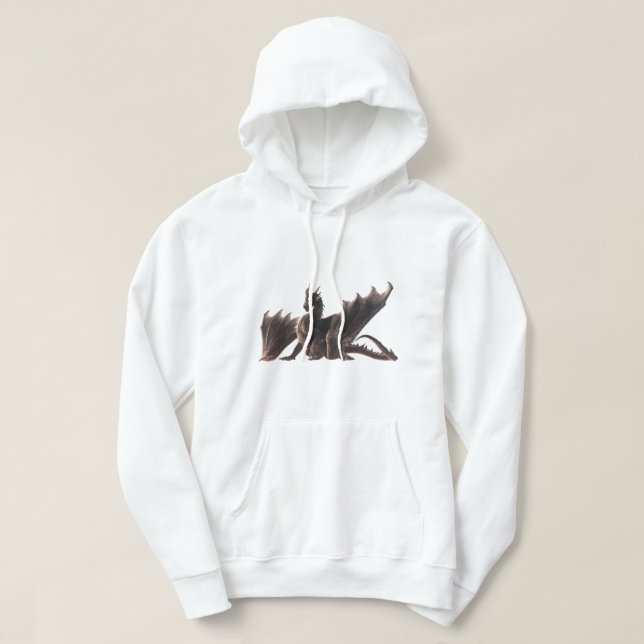 "Legendary Hunter Hoodie – Monster Hunter Inspired (Design Front)