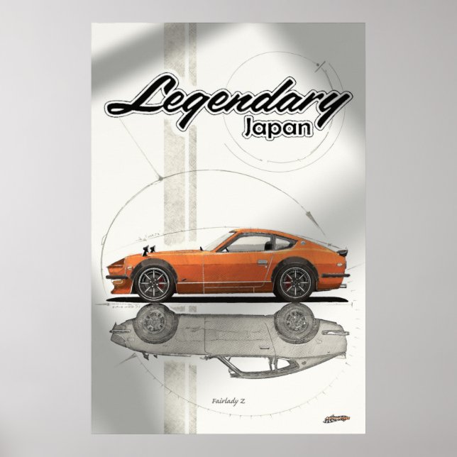 Legendary Japan Fairlady Z 240z S30 Poster (Front)