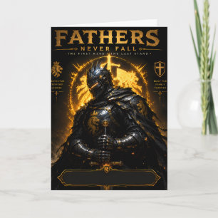 Legendary Knight Father Greeting Card