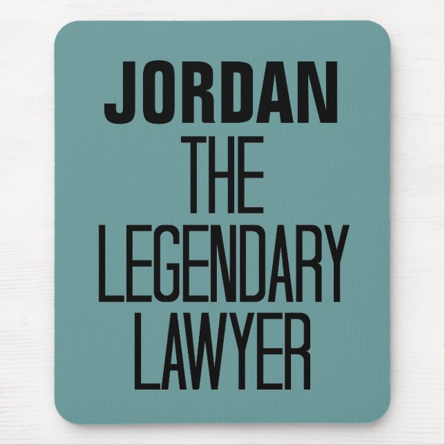 Legendary Lawyer Mouse Mat (Front)