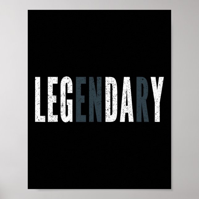 Legendary Leg Day - Leg Day At The Gym  Poster (Front)