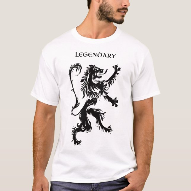 Legendary Lion Coat of Arms T-Shirt (Front)