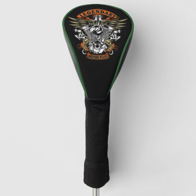 Legendary Motorcycles Golf Head Cover (Front)