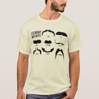 Legendary Moustache T Shirt