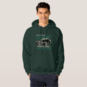 Legendary Muscle Cars Hoodie   Fast and Loud Vinta