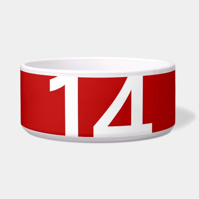 Legendary No. 14 in red and white (Front)