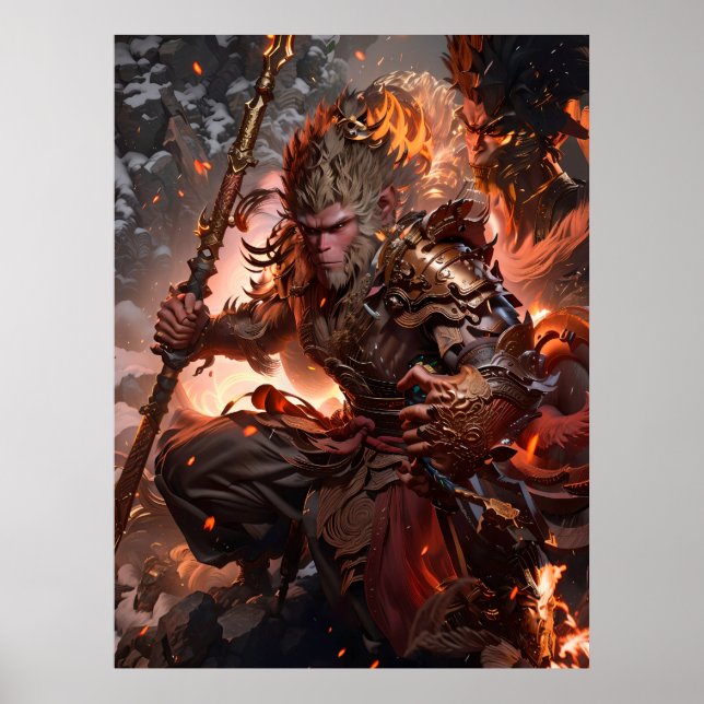 Legendary of black myth wukong poster (Front)