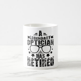 Legendary Optician Retires Coffee Mug