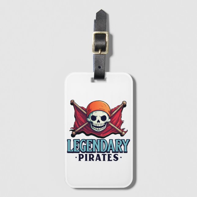 Legendary Pirates Luggage Tag (Front Vertical)