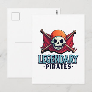 Legendary Pirates Postcard