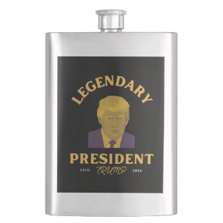 Legendary President Hip Flask