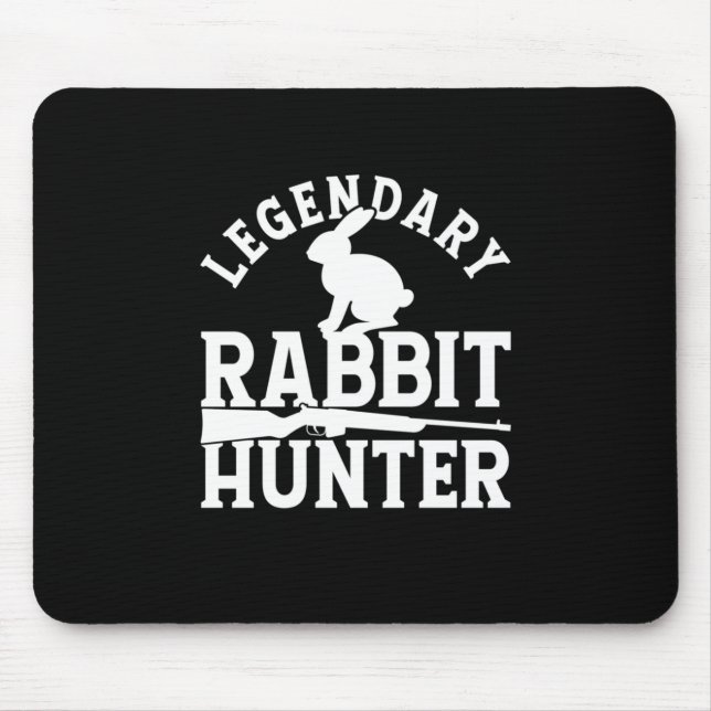 Legendary Rabbit Hunter Mouse Mat (Front)