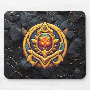 Legendary Rank Gamer Emblem Mouse Mat