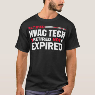 Legendary Retired HVAC Tech Cool Funny Retirement  T-Shirt