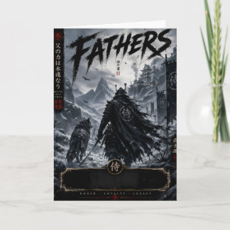 Legendary Samurai Father Card