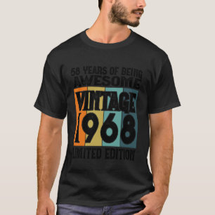 Legendary Since 1968 Limited Edition 58th Birthday T-Shirt