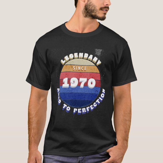Legendary Since 1970 Retro T-Shirt (Front)