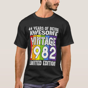 Legendary Since 1982 Limited Edition 44th Birthday T-Shirt