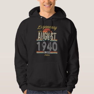 Legendary Since August 1940 Vintage Hoodie