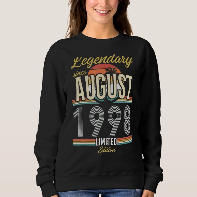 Legendary Since August 1998 Vintage Sweatshirt (Front)
