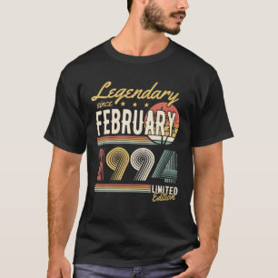 Legendary Since February 1994 – Happy Birthday T-Shirt